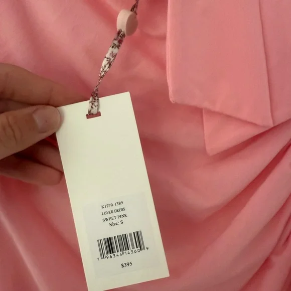 LoveShackFancy Pink Ruffled Halter Dress - Picture 3 of 4